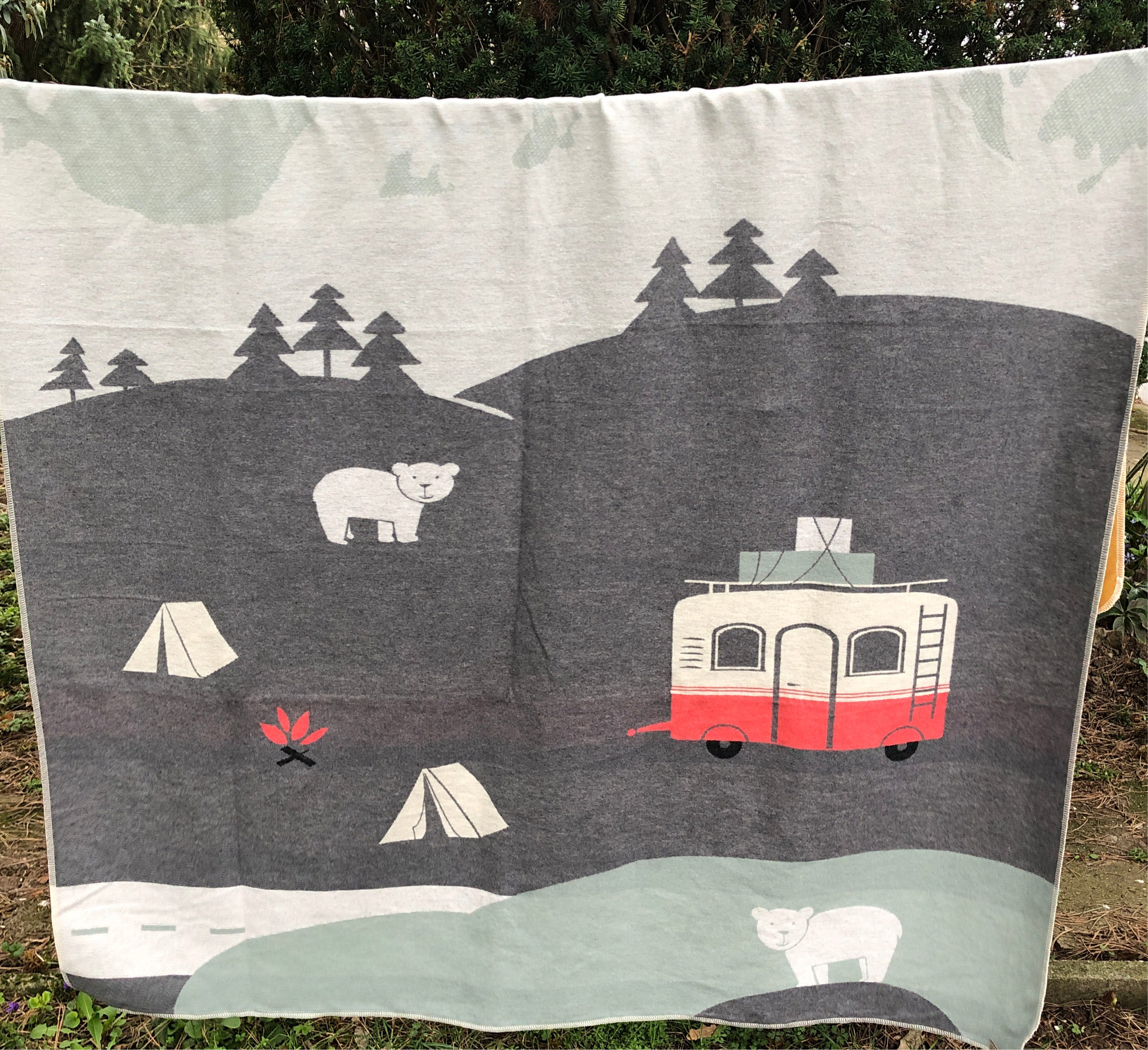 DECKE JUWEL CAMPING GROSS I BAUMWOLLE