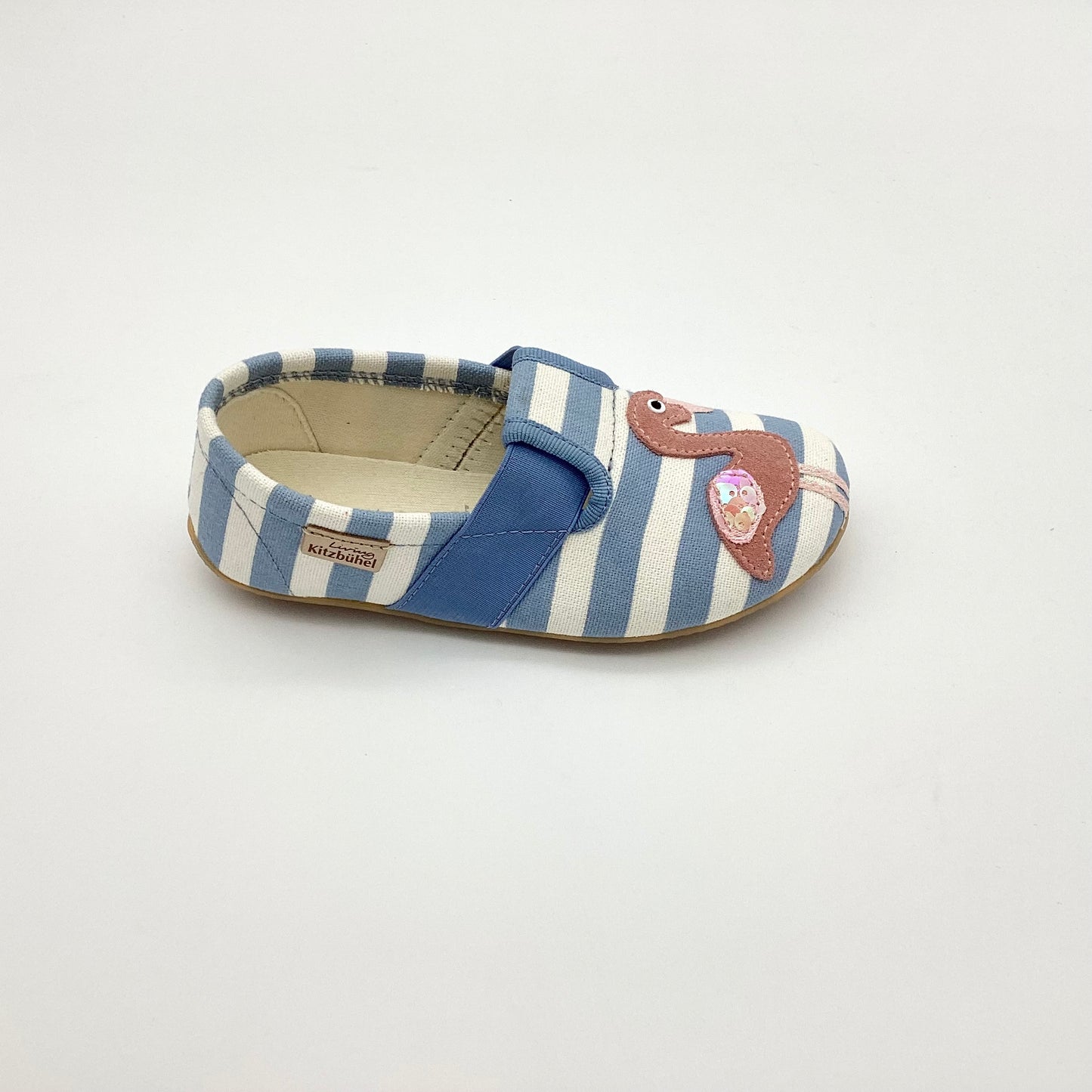 KINDER-HAUSSCHUH SLIPPER FLAMINGO I BAUMWOLLE