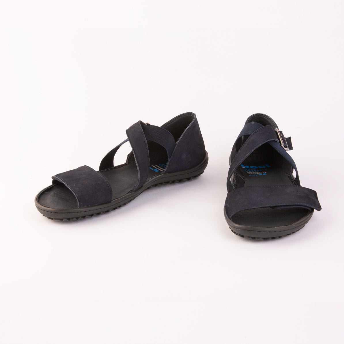 SANDALE ISA I VELOURLEDER - navy