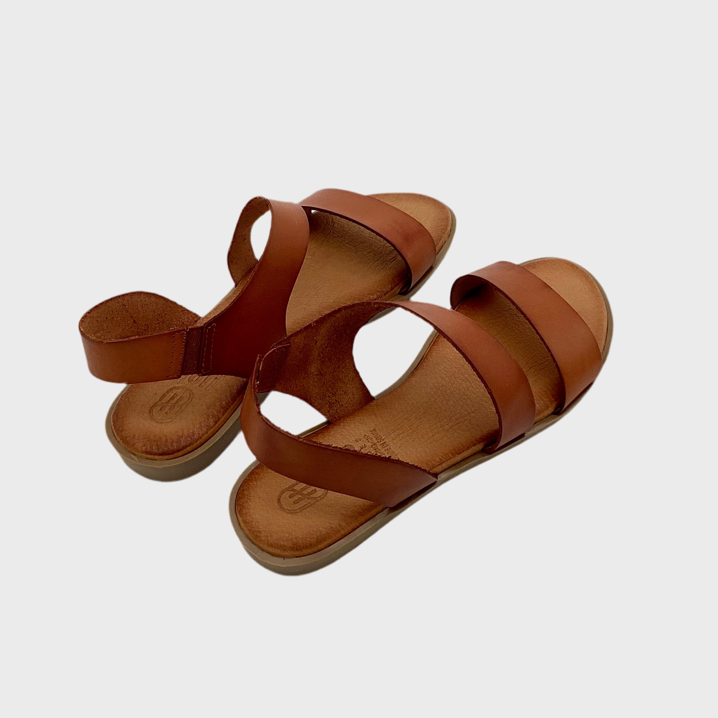 SANDALE VAQUETILLA zwei Riemchen - cuero