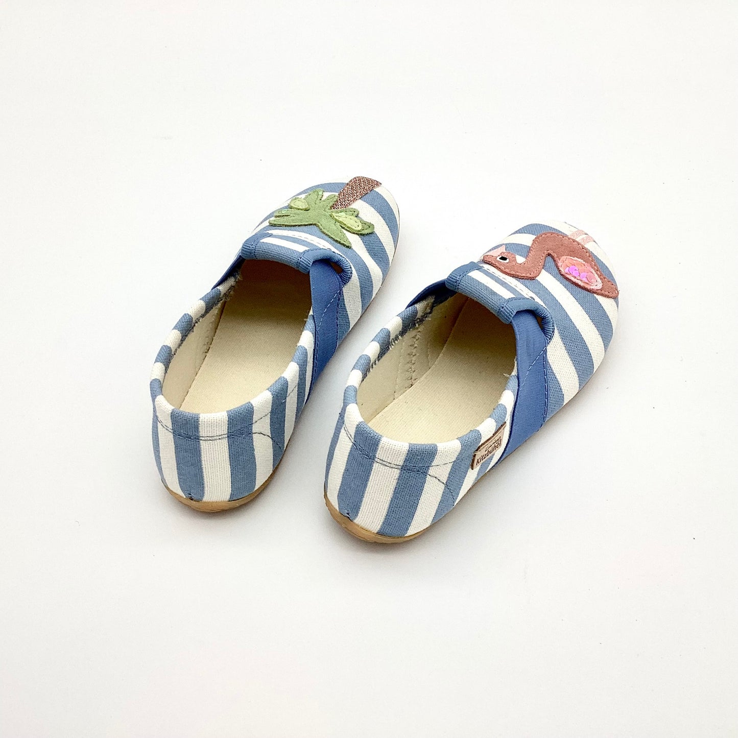 KINDER-HAUSSCHUH SLIPPER FLAMINGO I BAUMWOLLE