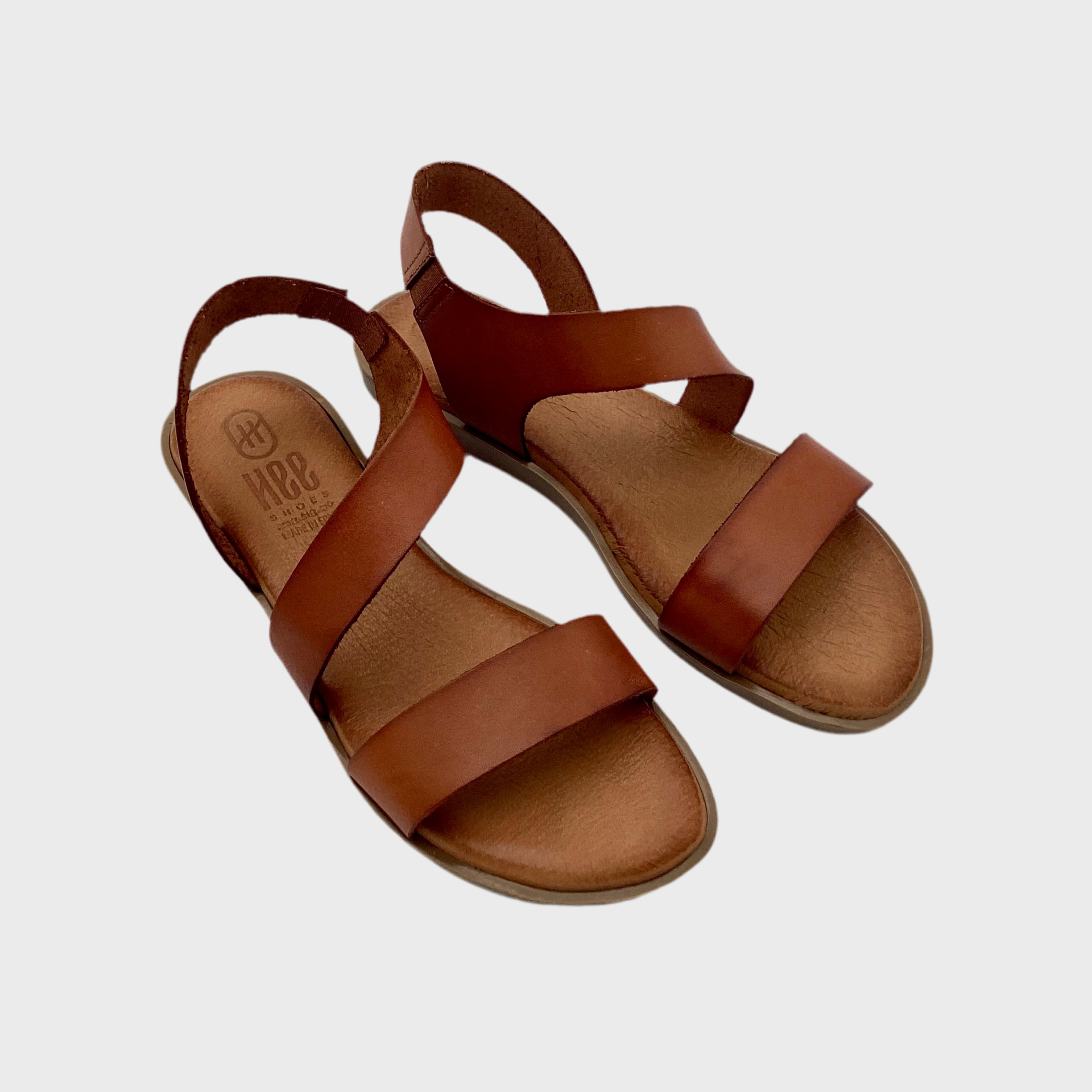 SANDALE VAQUETILLA zwei Riemchen - cuero