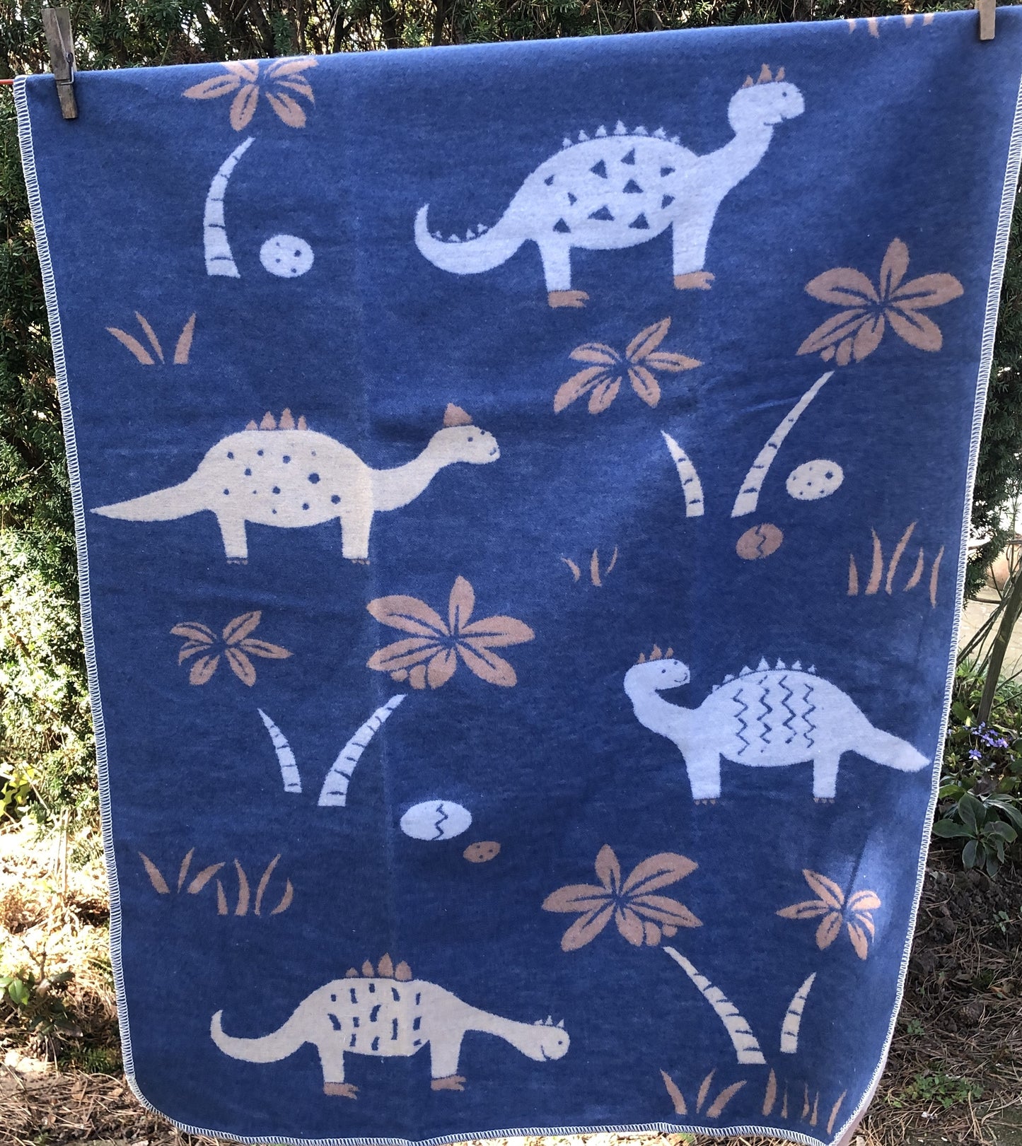 BABYDECKE DINO I BAUMWOLLE