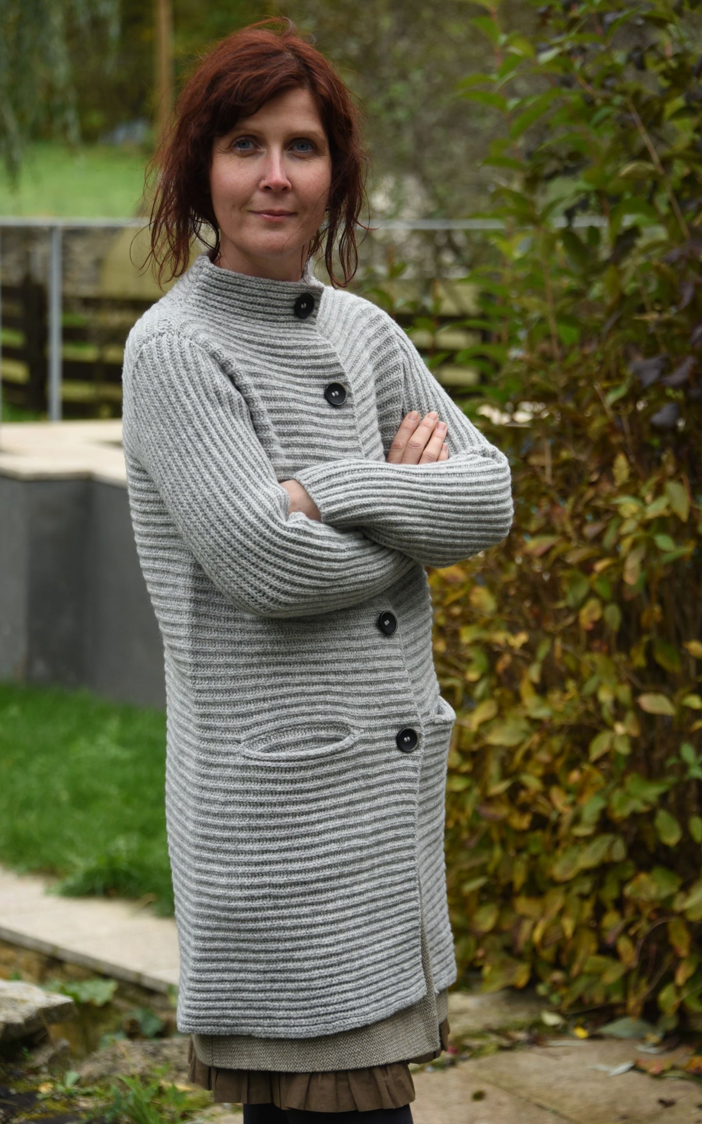 STRICKJACKE LANG I WOLLE - KASCHMIRE