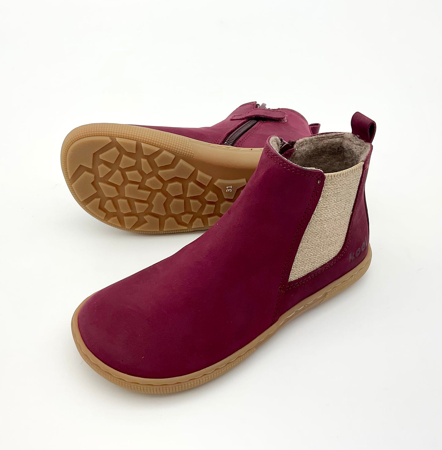 CHELSEA BOOT DANA HYDRO I WOLLVLIES - navy + bordeaux