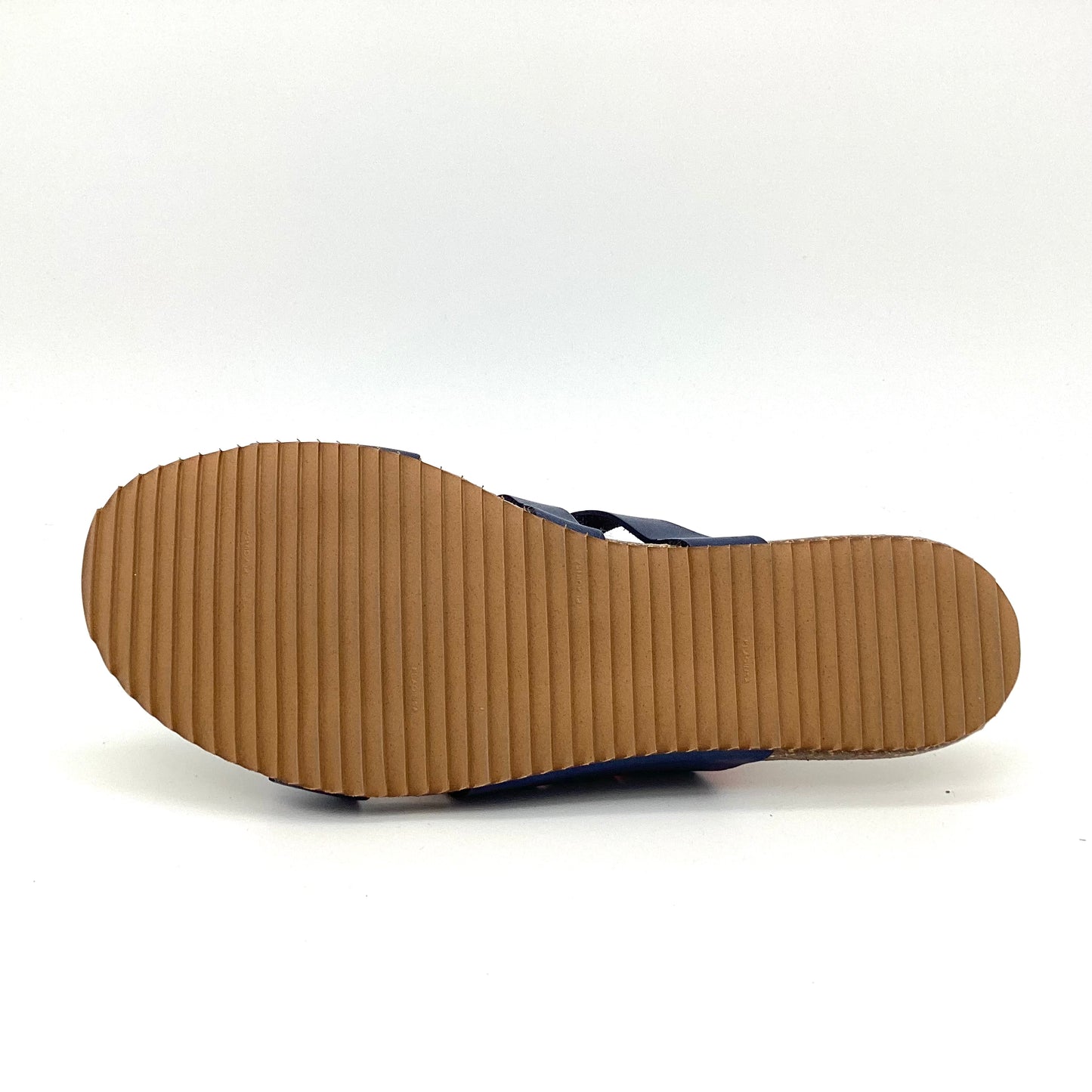 SANDALE PANTOLETTE VAQUETILLA - navy