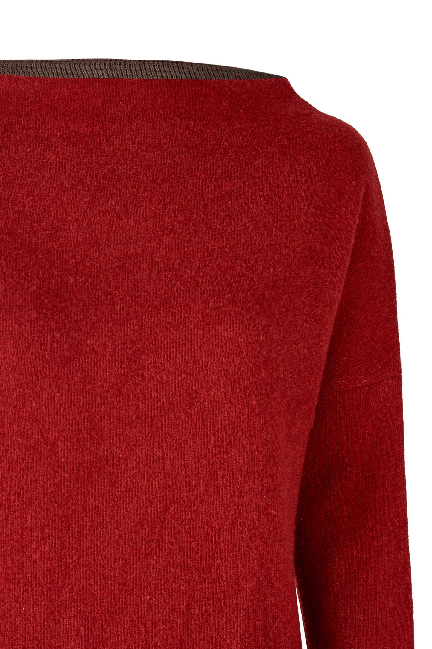 PULLOVER NICOLETTA I WOLLWALK - BW rot