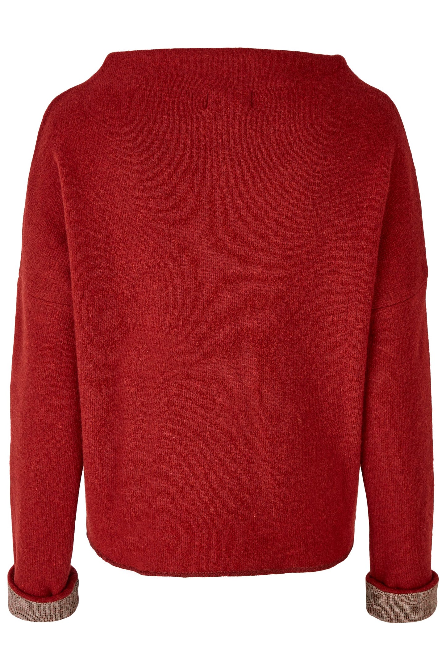 PULLOVER NICOLETTA I WOLLWALK - BW rot