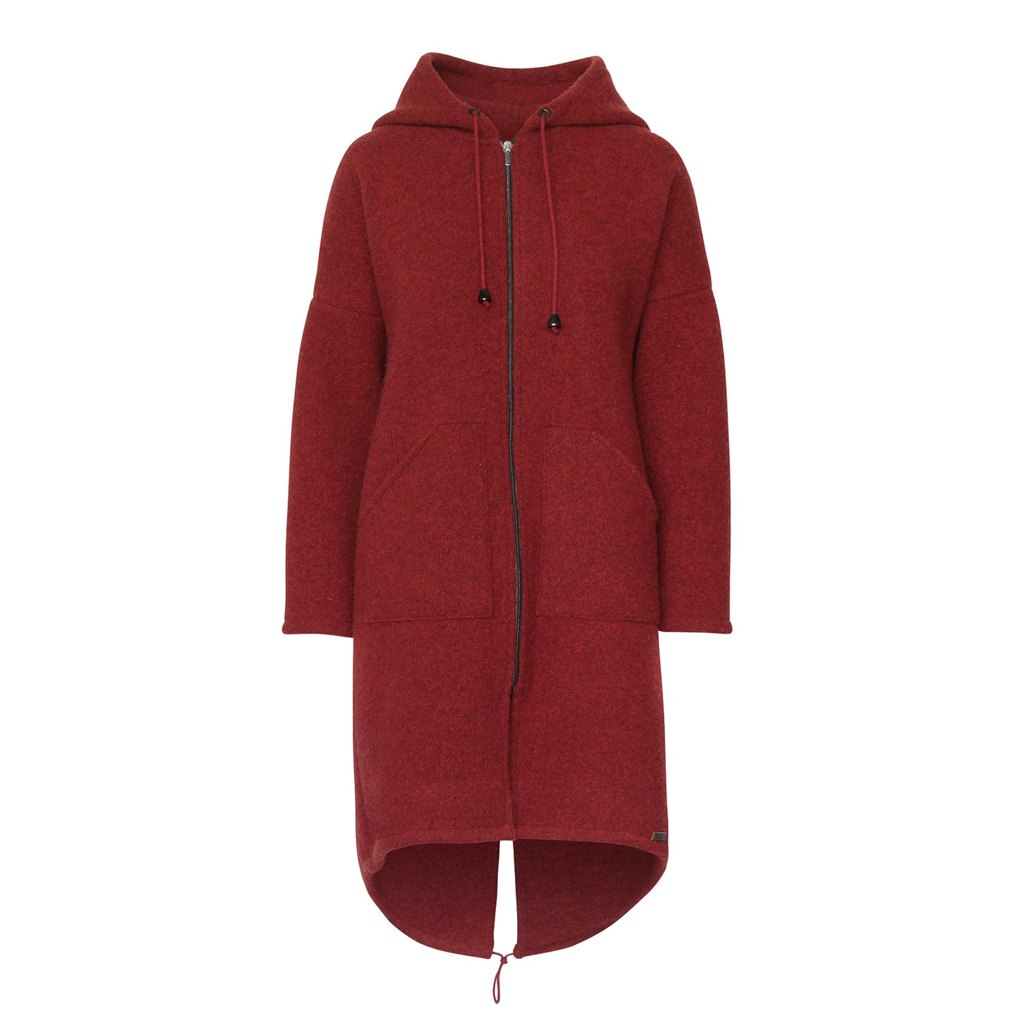 MANTEL ANNALINA I WOLLWALK rot