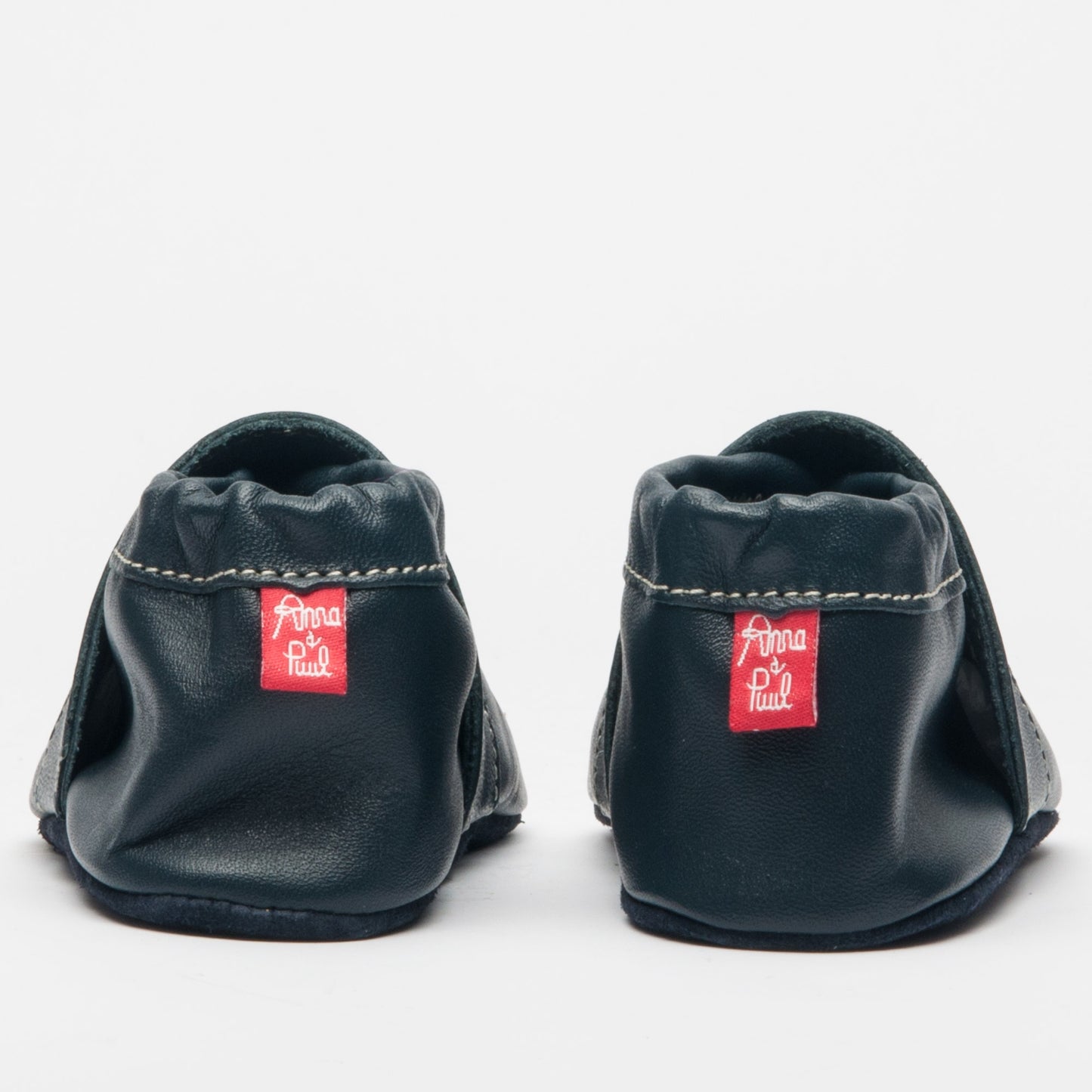 KRABBELSCHUH AUTO I LEDERSOHLE -navy
