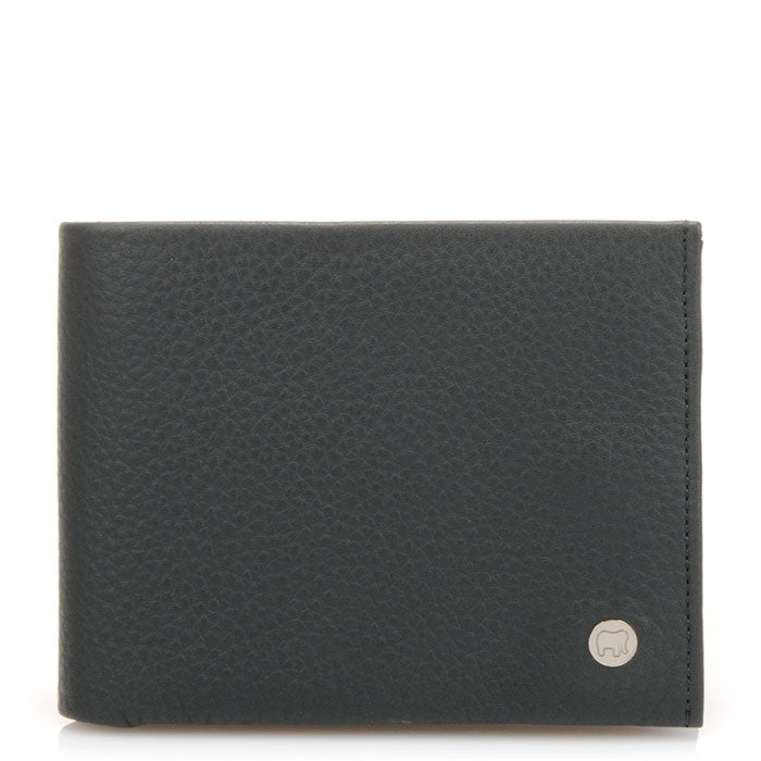HERRENBÖRSE WALLET W - grau + braun
