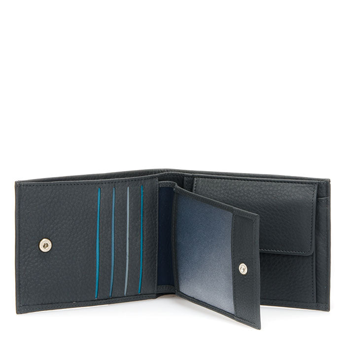 HERRENBÖRSE WALLET W - grau + braun
