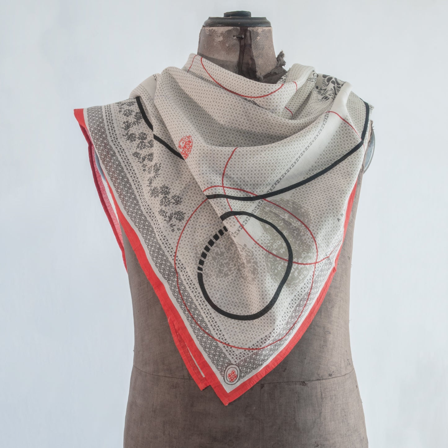 TUCH FOULARD CHERRY