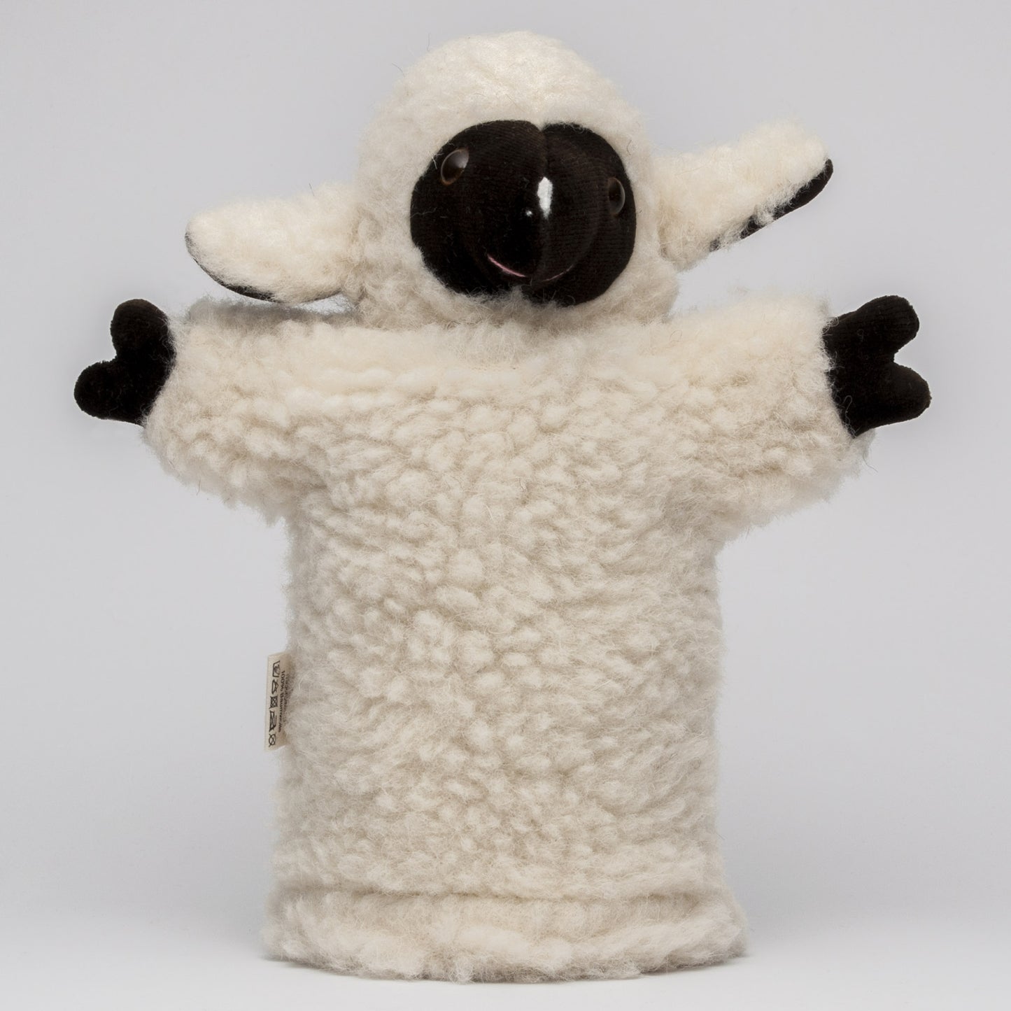 Handpuppe Lamm, dunkles Gesicht