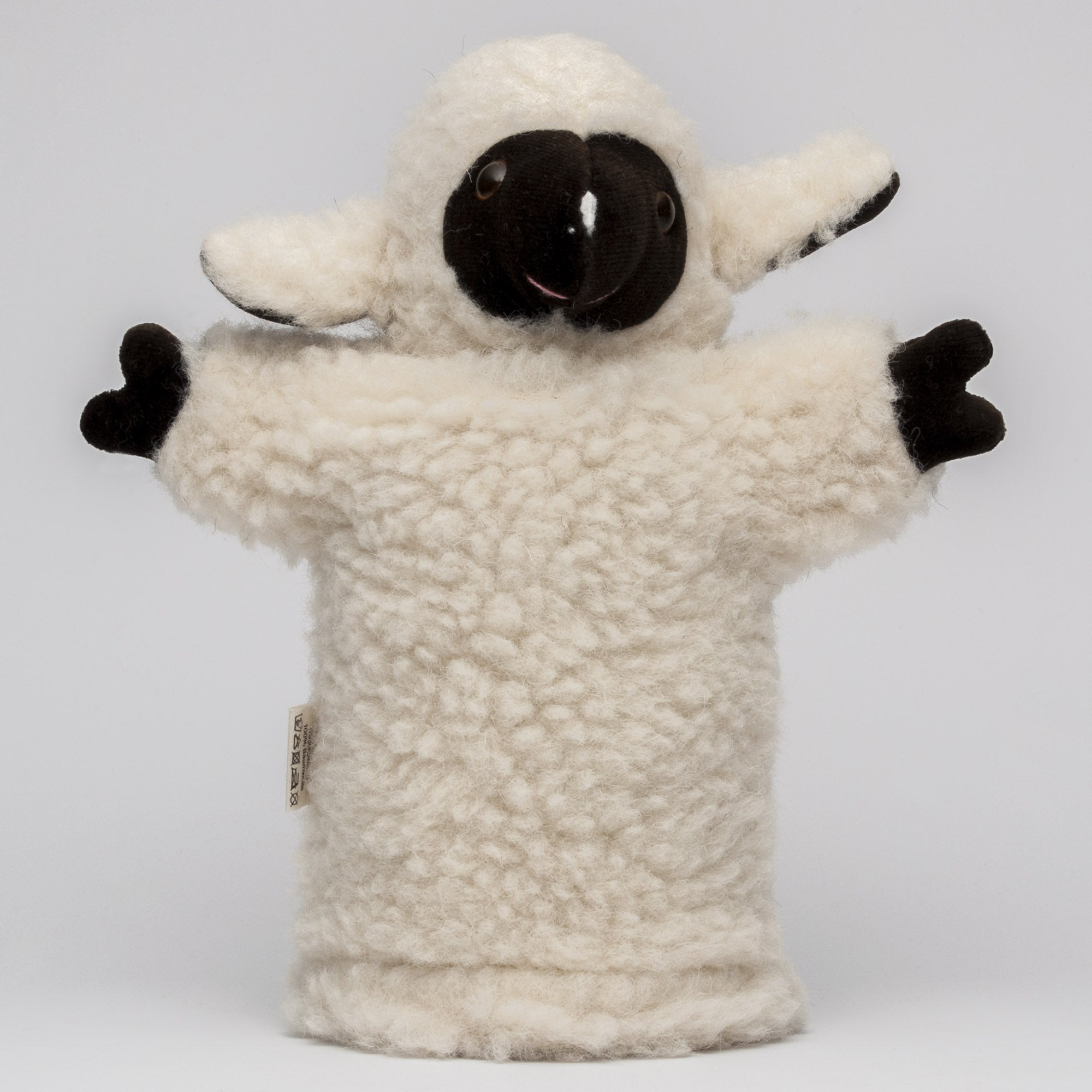 Handpuppe Lamm, dunkles Gesicht