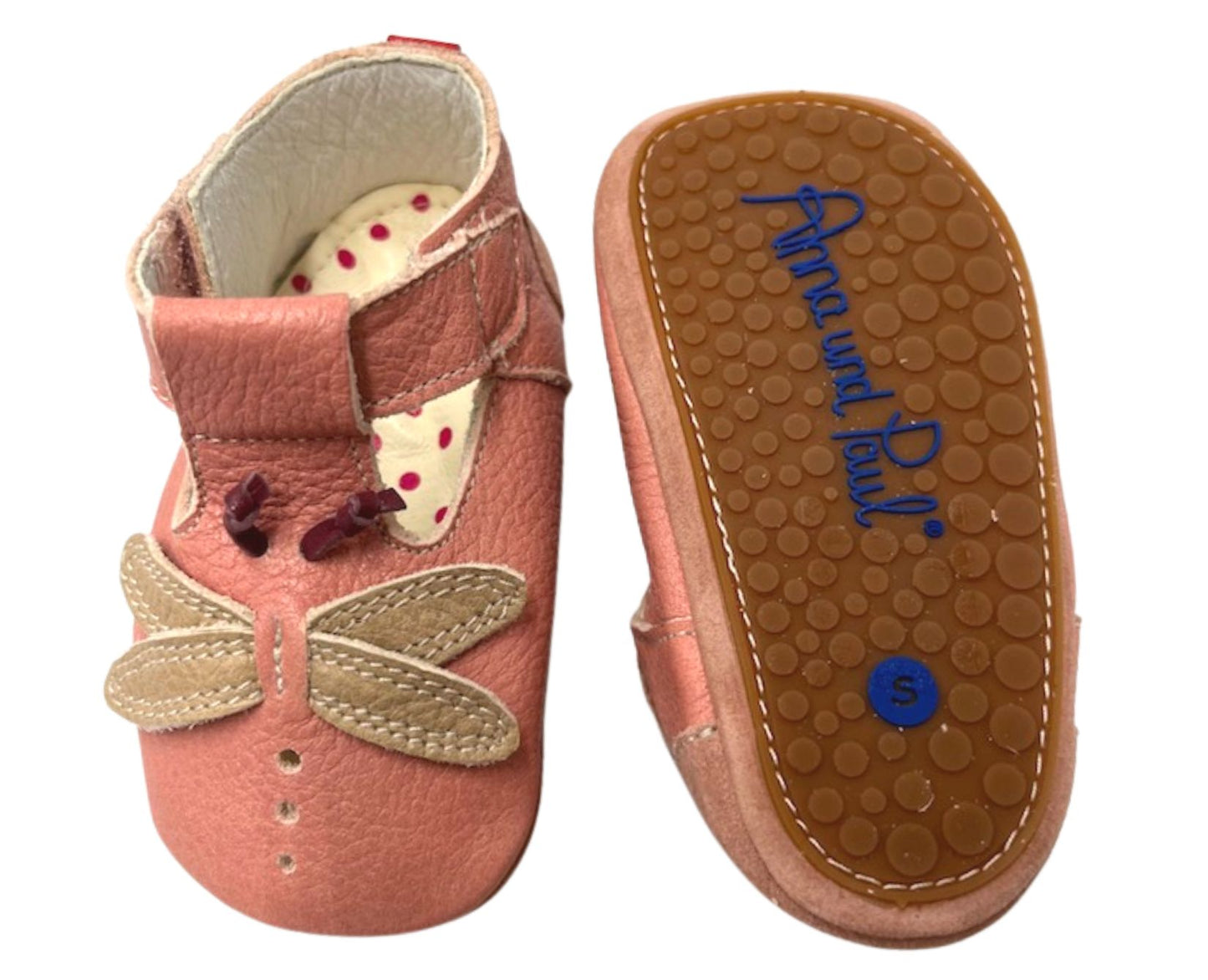 KRABBELSCHUH LIBELLE I GUMMISOHLE rosa