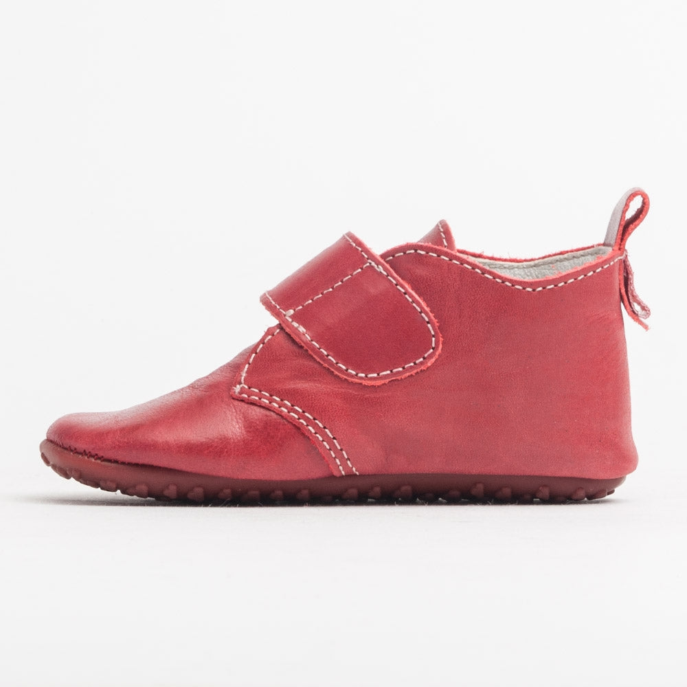 KRABBELSCHUH BASIC I KLETT rot