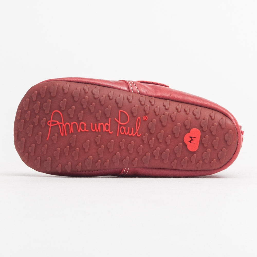 KRABBELSCHUH BASIC I KLETT rot