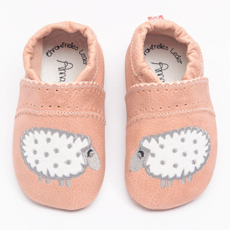 KRABBELSCHUH SCHAF I GUMMISOHLE