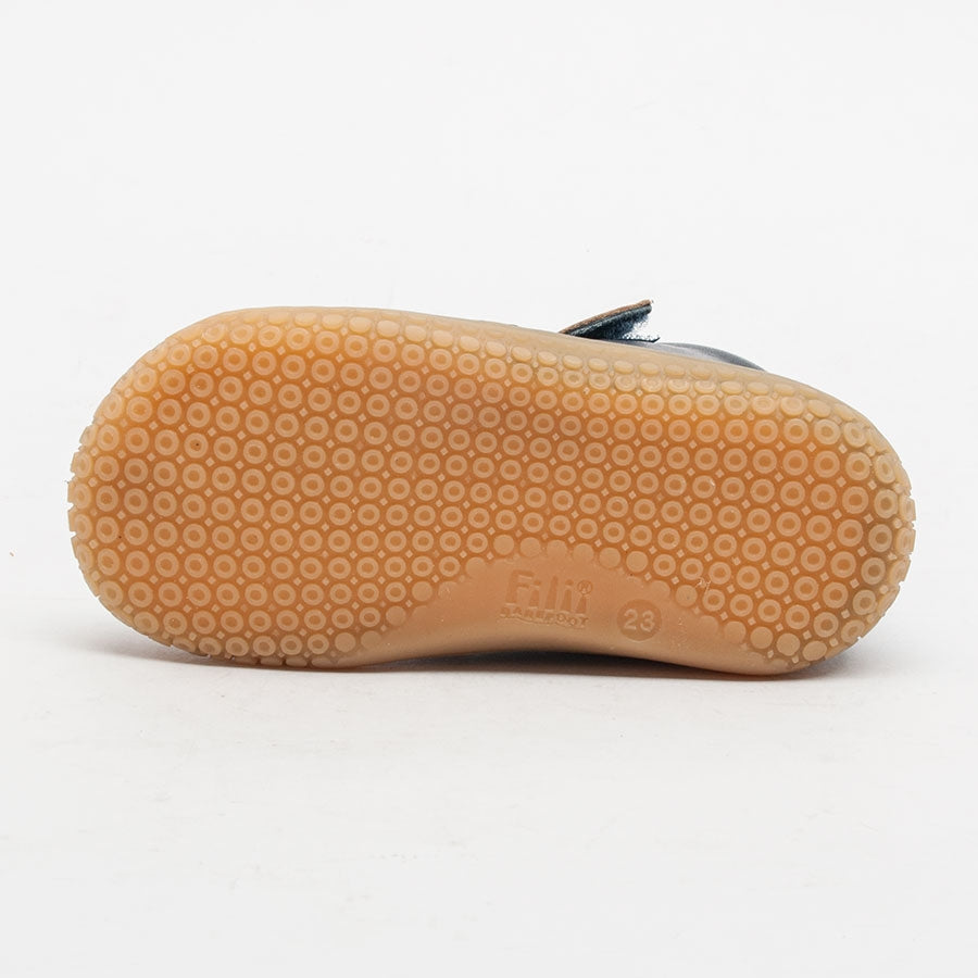 Kinder Barfußschuhe - Klettschuh - dunkelblau - Weite W