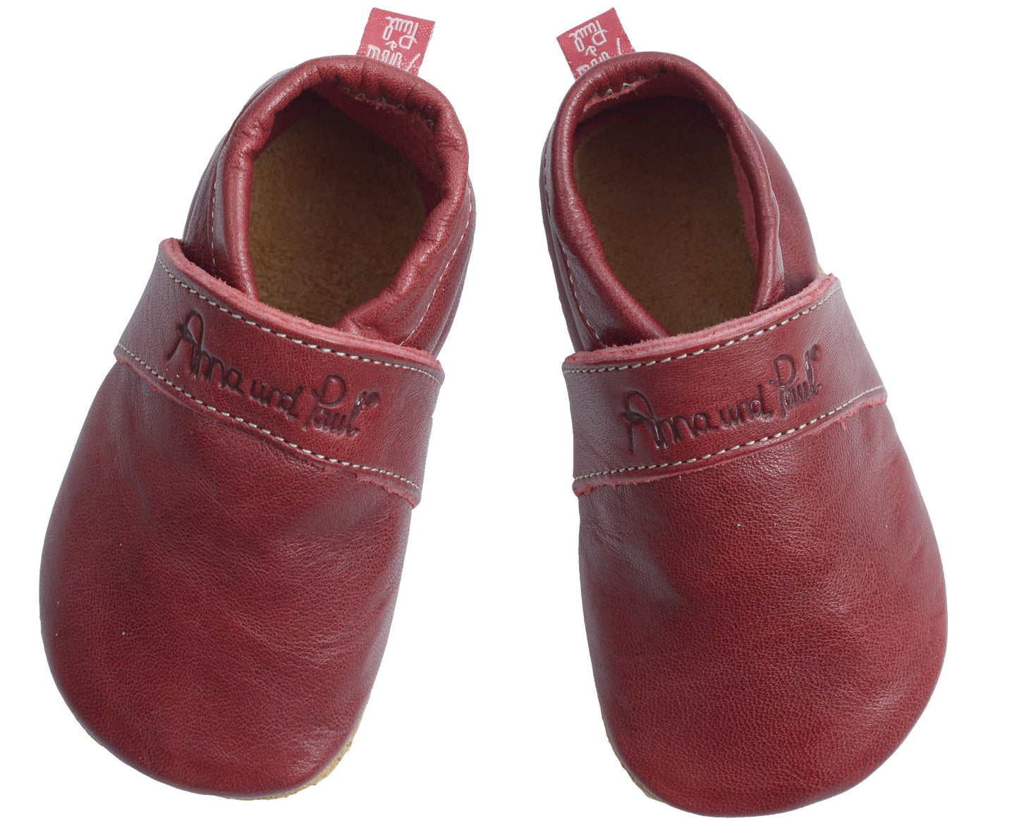 KRABBELSCHUH UNI I LEDERSOHLE - rot