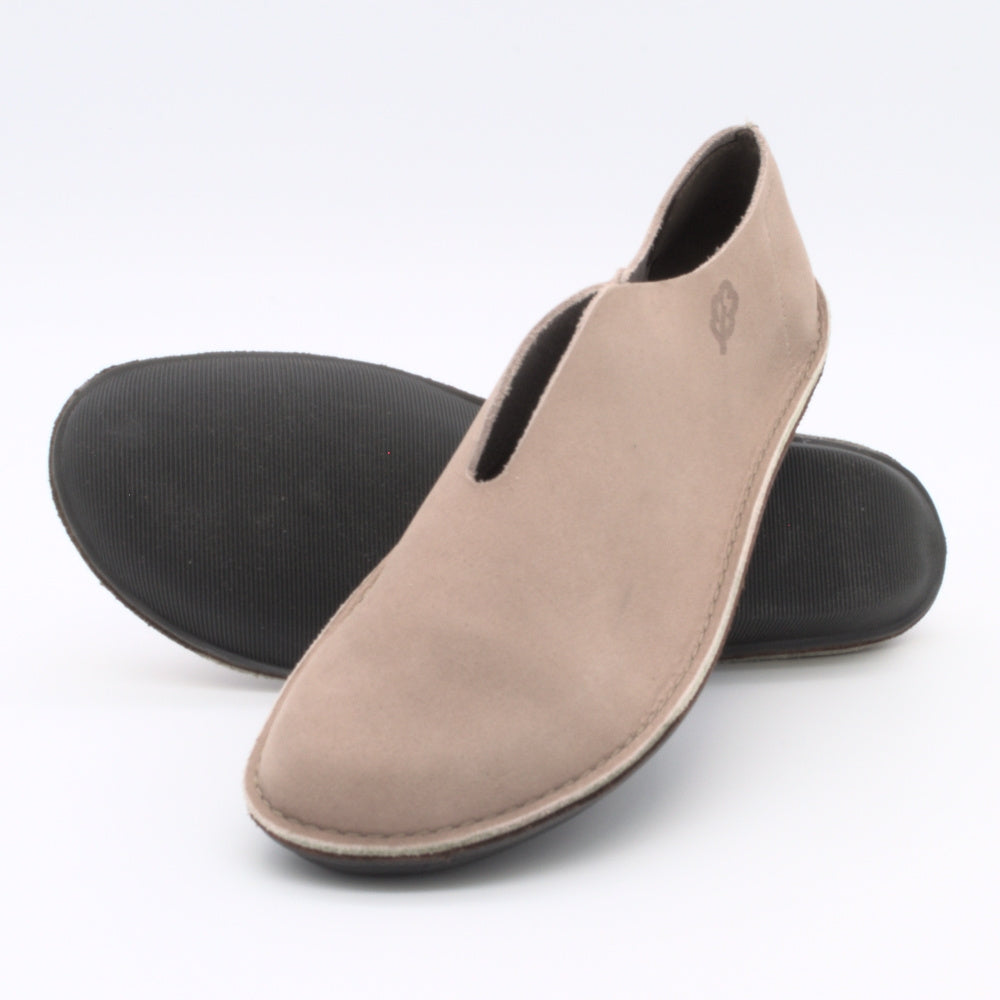 SLIPPER TWISK I VELOURLEDER