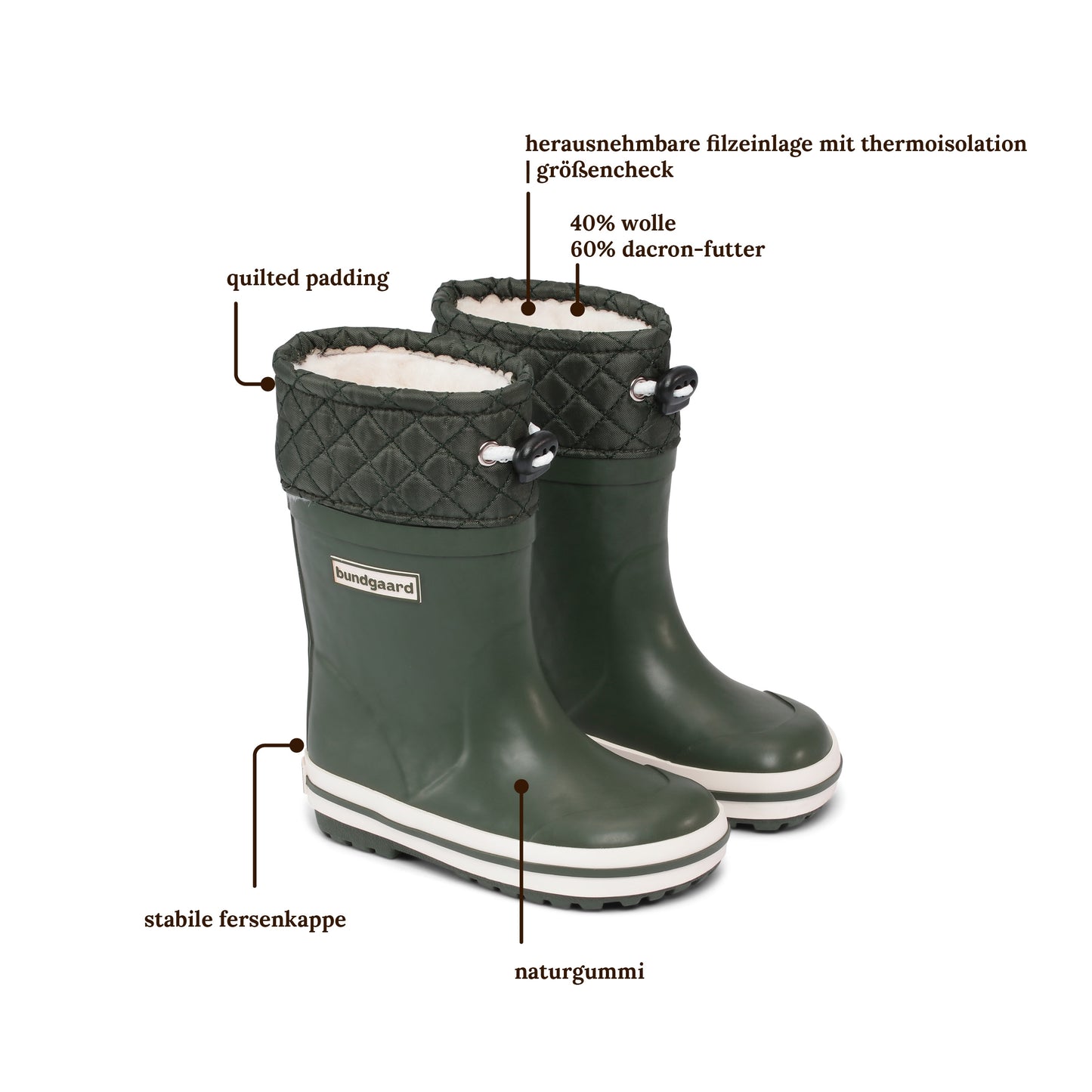 SAILOR RUBBER BOOT I WARM HOCH