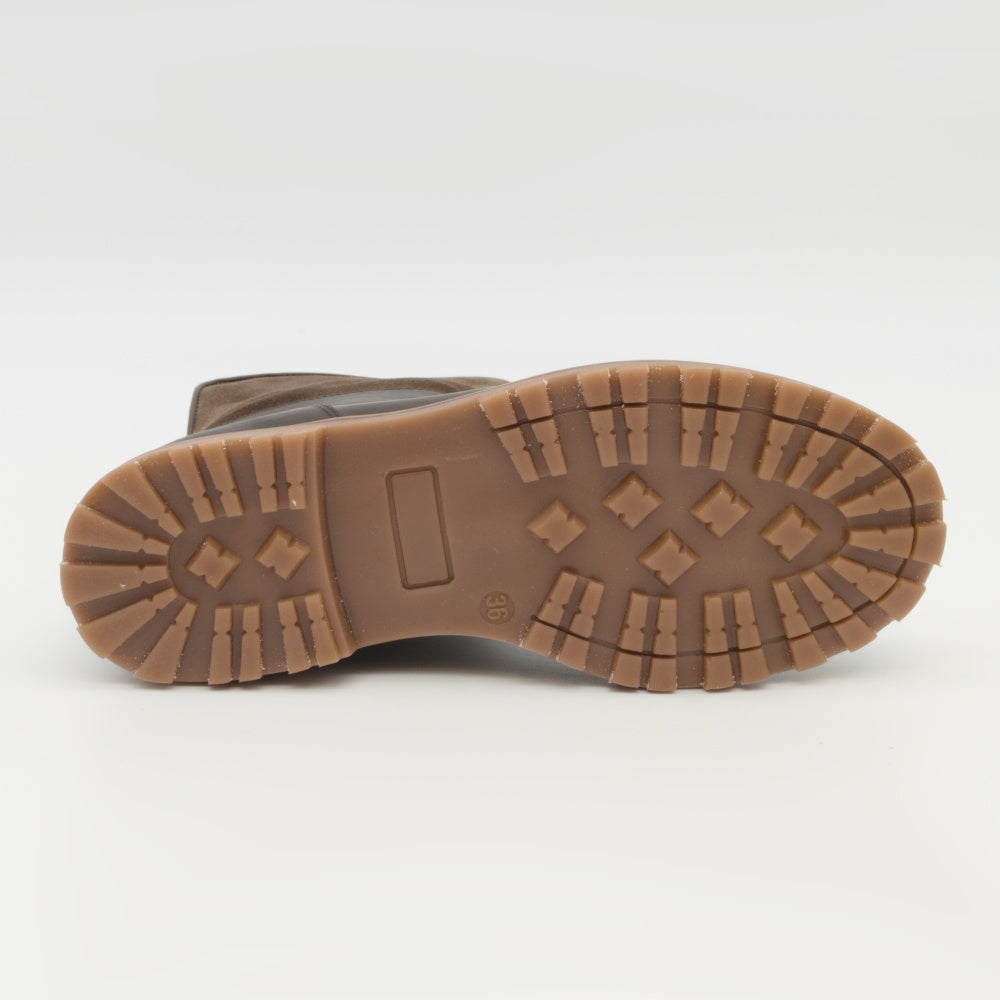 WINTERSTIEFEL MEMA I LAMMFELL - braun