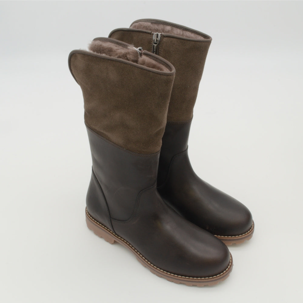 WINTERSTIEFEL MEMA I LAMMFELL - braun