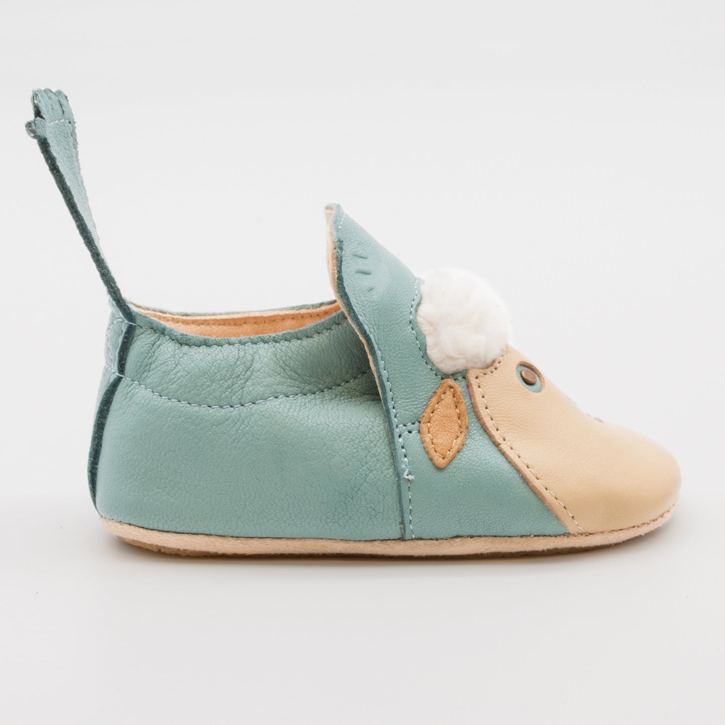 KRABBELSCHUH SCHAF BLUBLU MOUTON hellblau