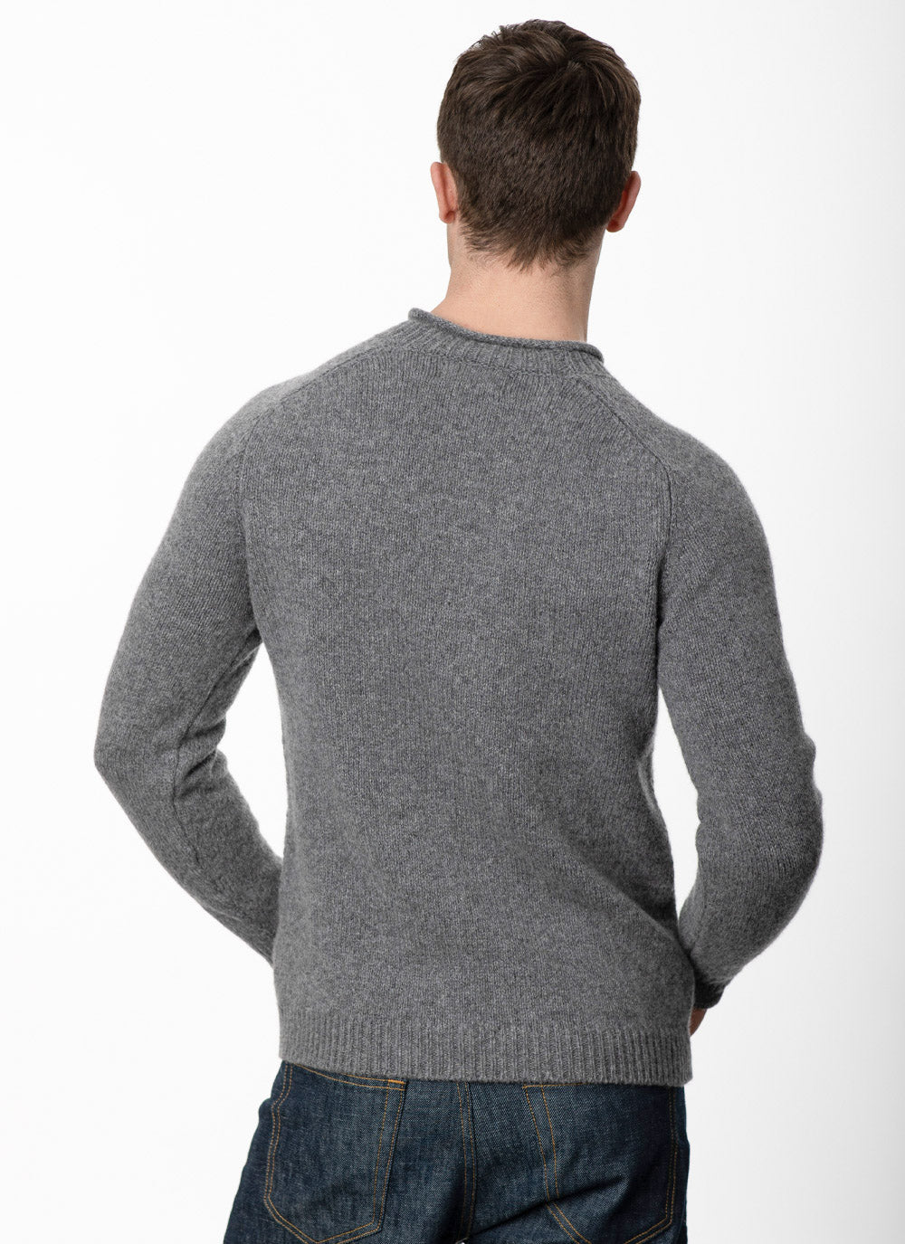 PULLOVER RAGLAN I WOLLE KASCHMIR