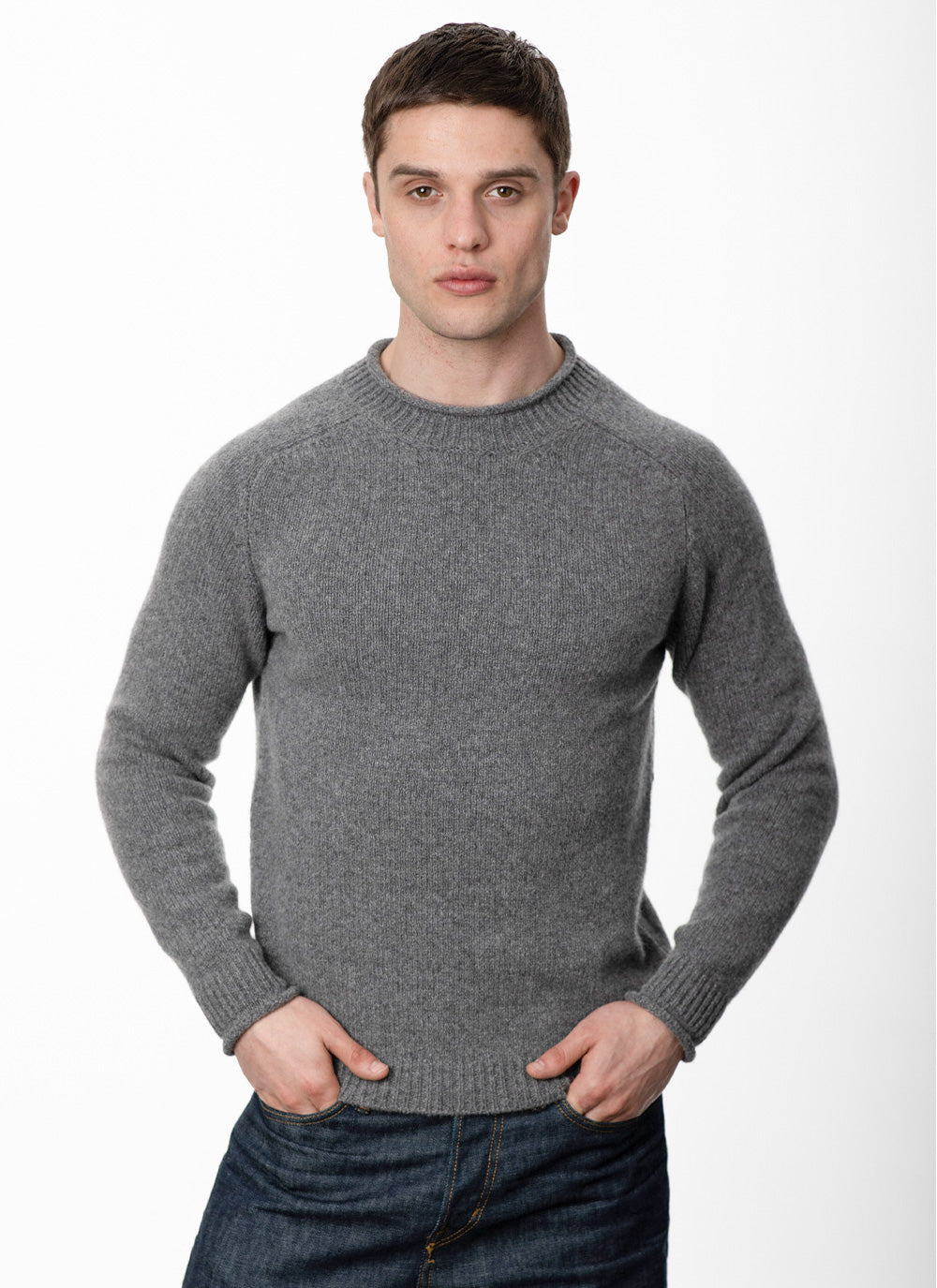 PULLOVER RAGLAN I WOLLE KASCHMIR