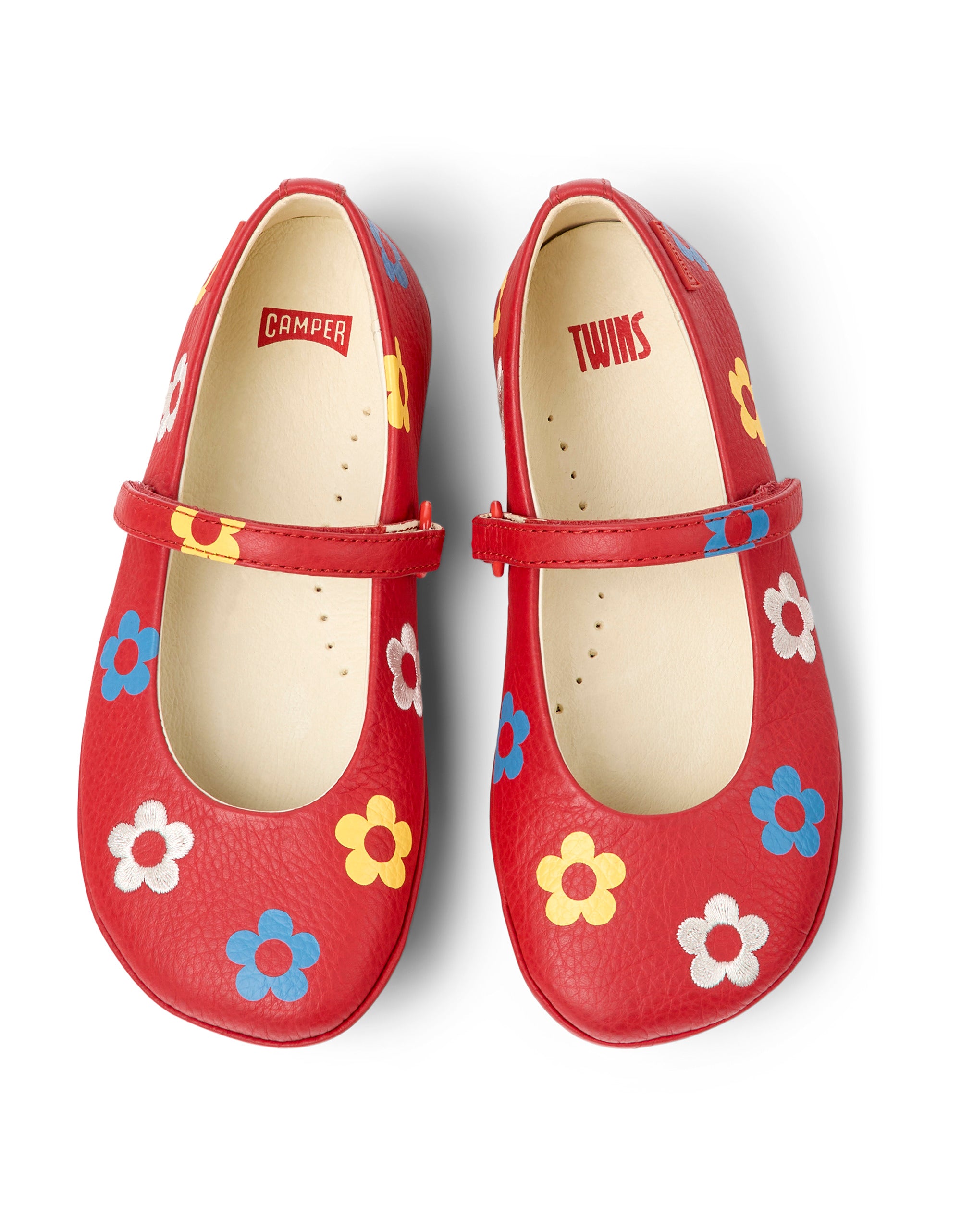 BALLERINA KIDS TWINS I BLUMEN rot