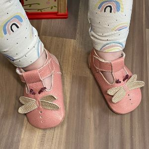 KRABBELSCHUH LIBELLE I GUMMISOHLE rosa