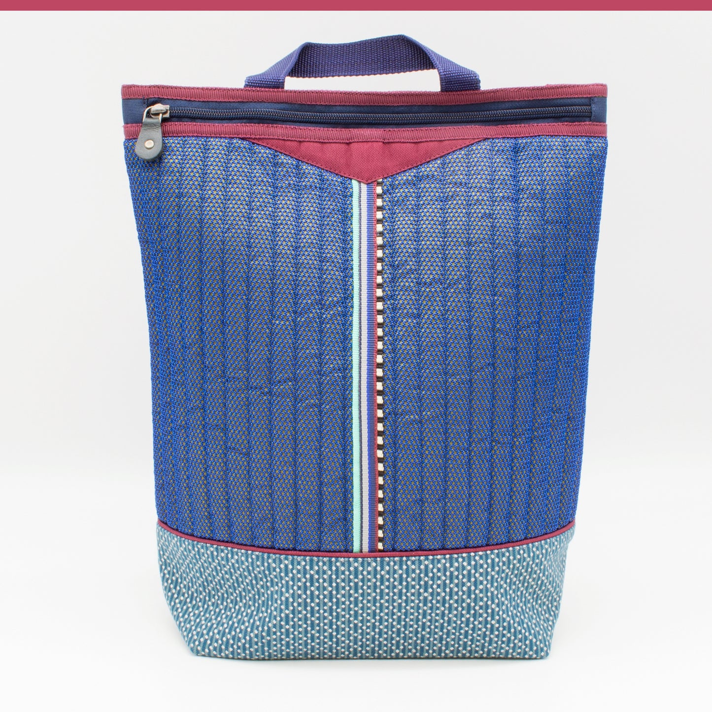 RUCKSACK SHELTA BAG NET - blau-wine