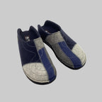 HAUSSCHUH FLAIR PUZZLE I Wollwalk - blau-kombi