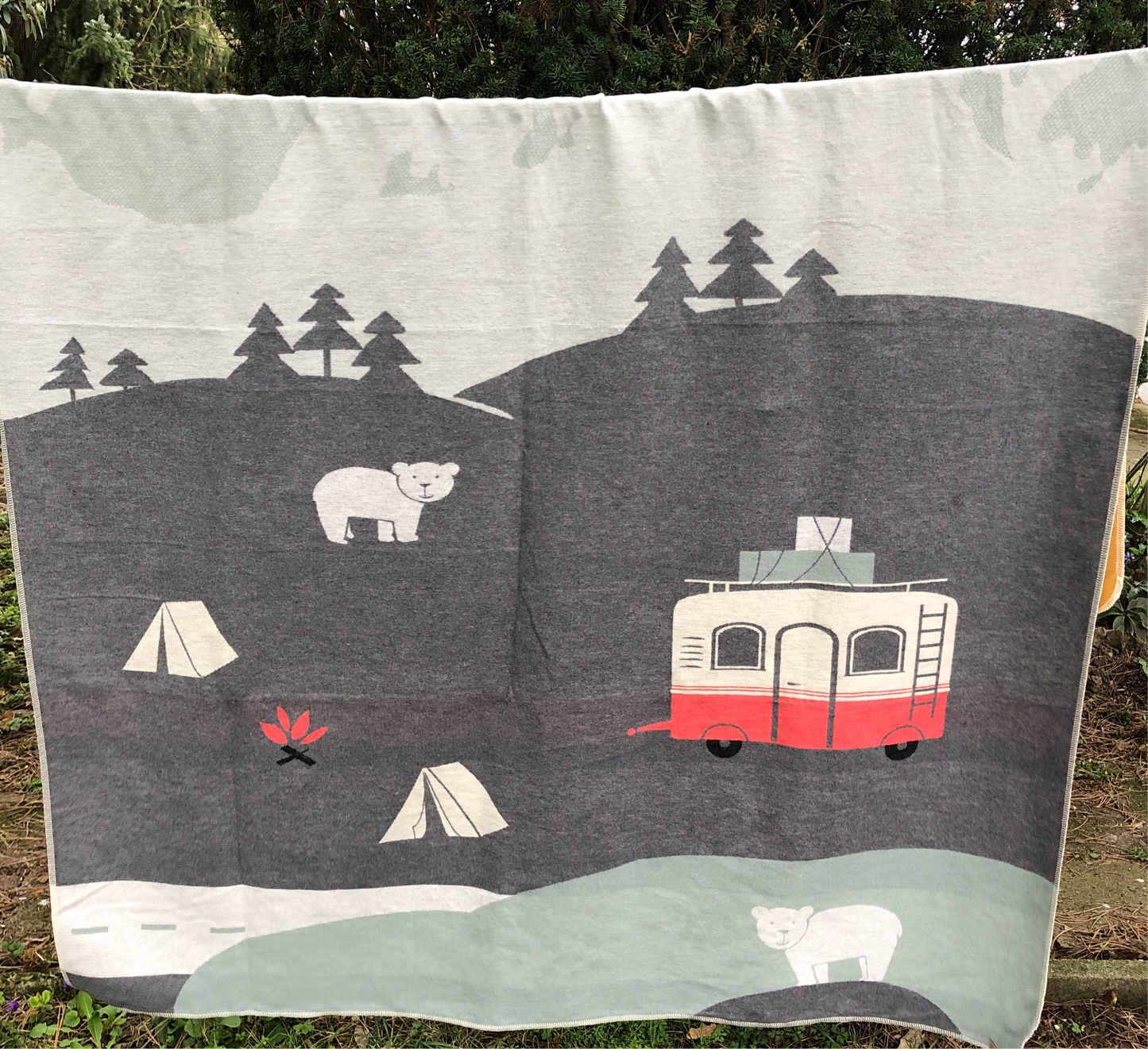 DECKE JUWEL CAMPING GROSS I BAUMWOLLE