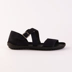 SANDALE ISA I VELOURLEDER - navy