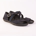 SANDALE ISA I VELOURLEDER - navy