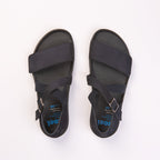 SANDALE ISA I VELOURLEDER - navy