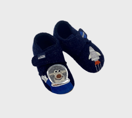 KINDER HAUSSCHUH  KLETT ASTRONAUT I WOLLWALK