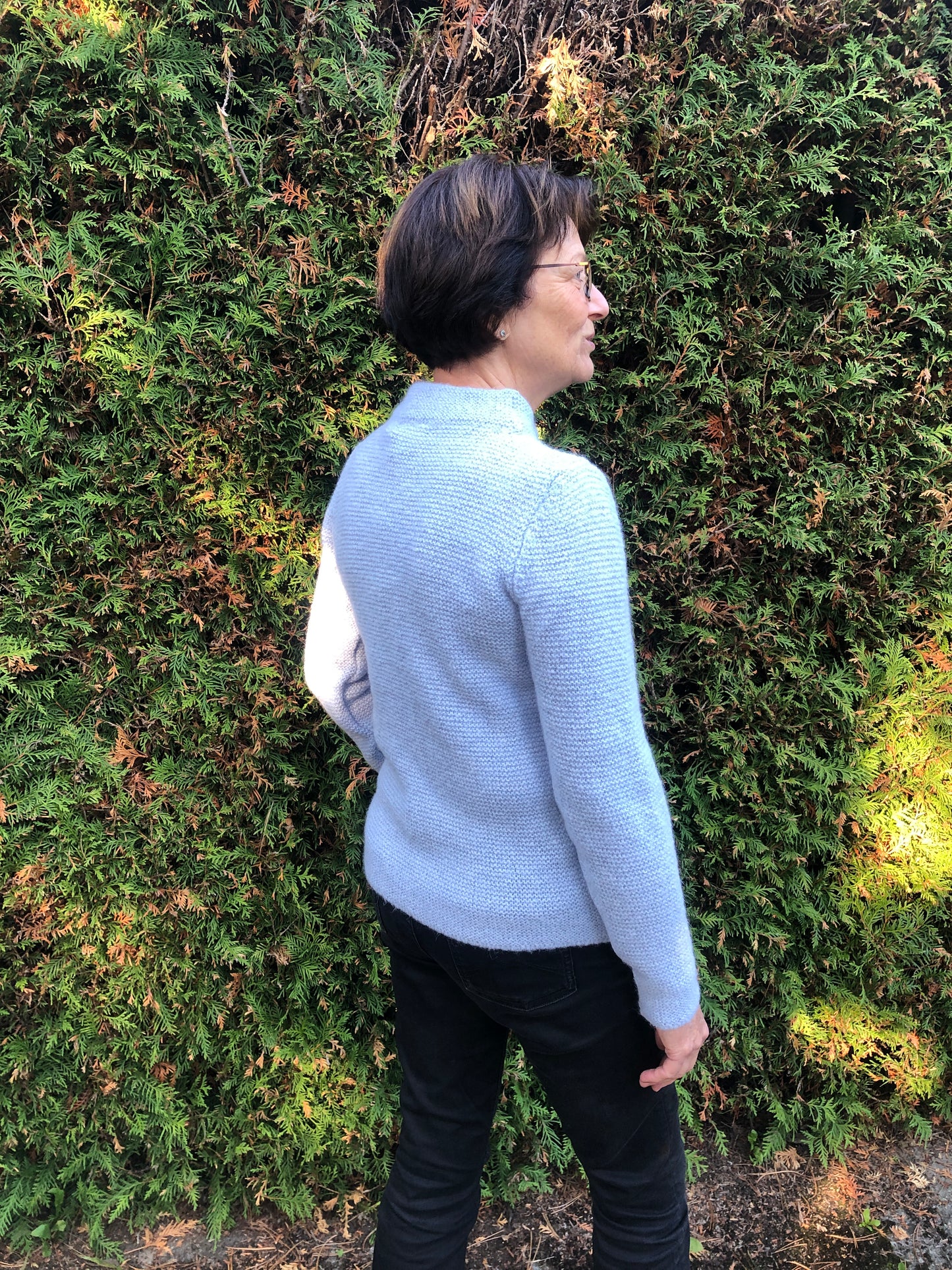 PULLOVER MOCK NECK FRAUEN I ALPAKA - WOLLE