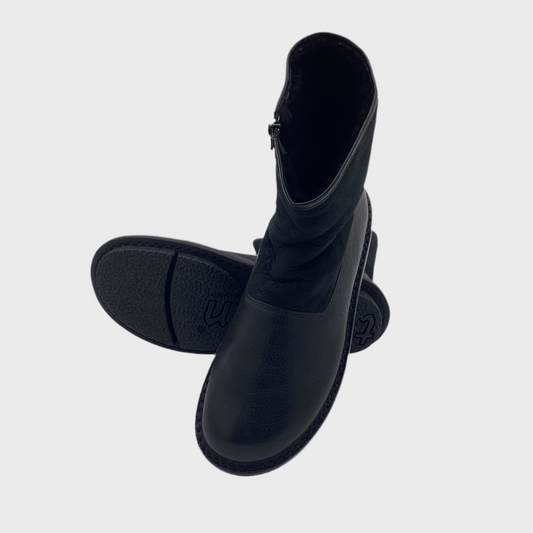 STIEFEL DAMEN I NELE FELLGEFÜTTERT - schwarz