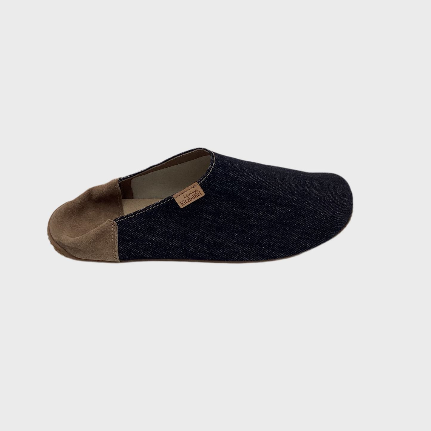 PANTOFFEL SCHWEIZER KREUZ MIT FERSENKAPPE I BW
