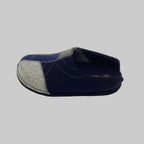 HAUSSCHUH FLAIR PUZZLE I Wollwalk - blau-kombi