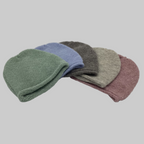 MÜTZE BEANIE I ALPAKA - SCHURWOLLE, mint cream