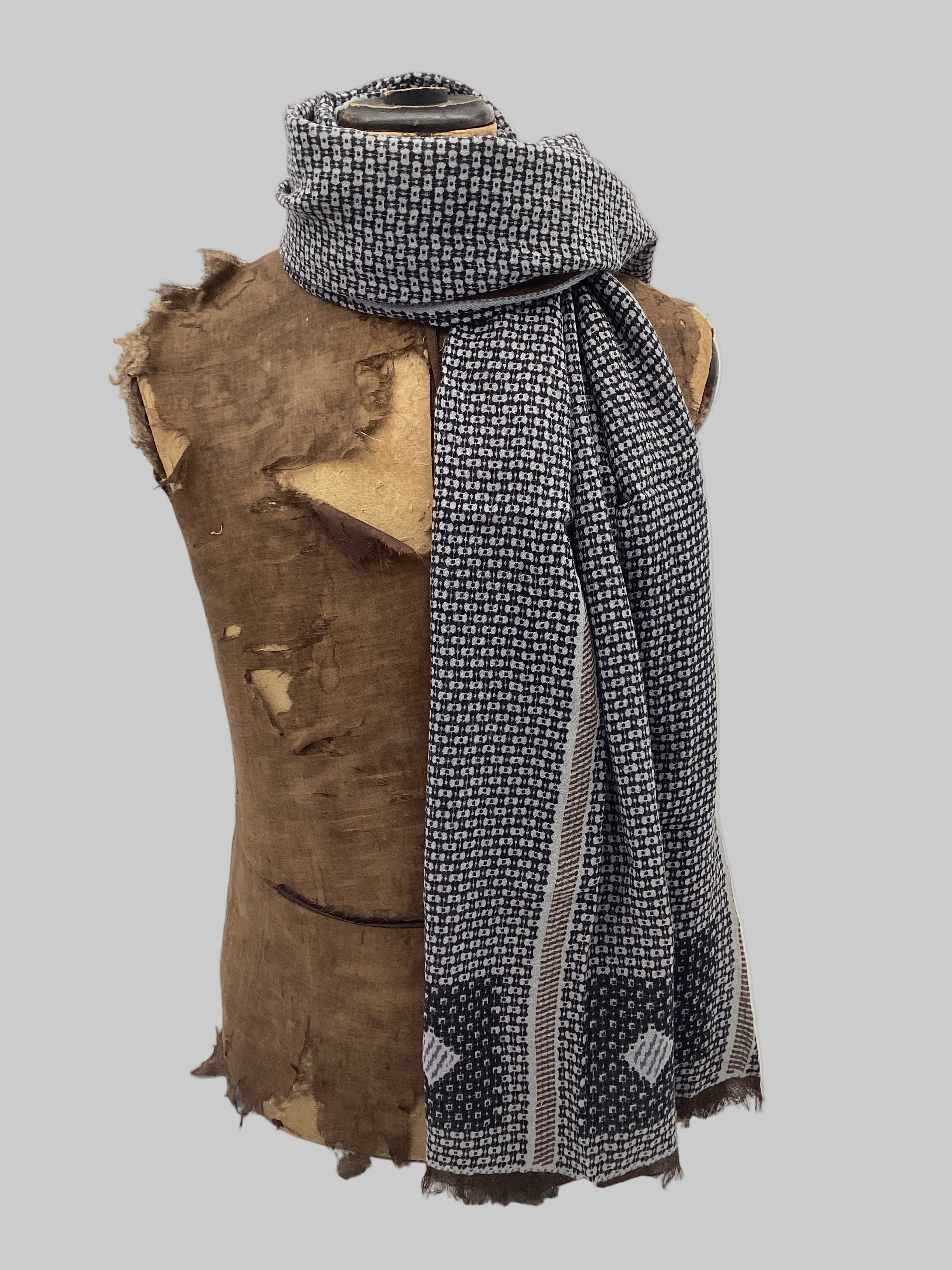 SCHAL KAYO I WOLLE- SEIDE - sparrow