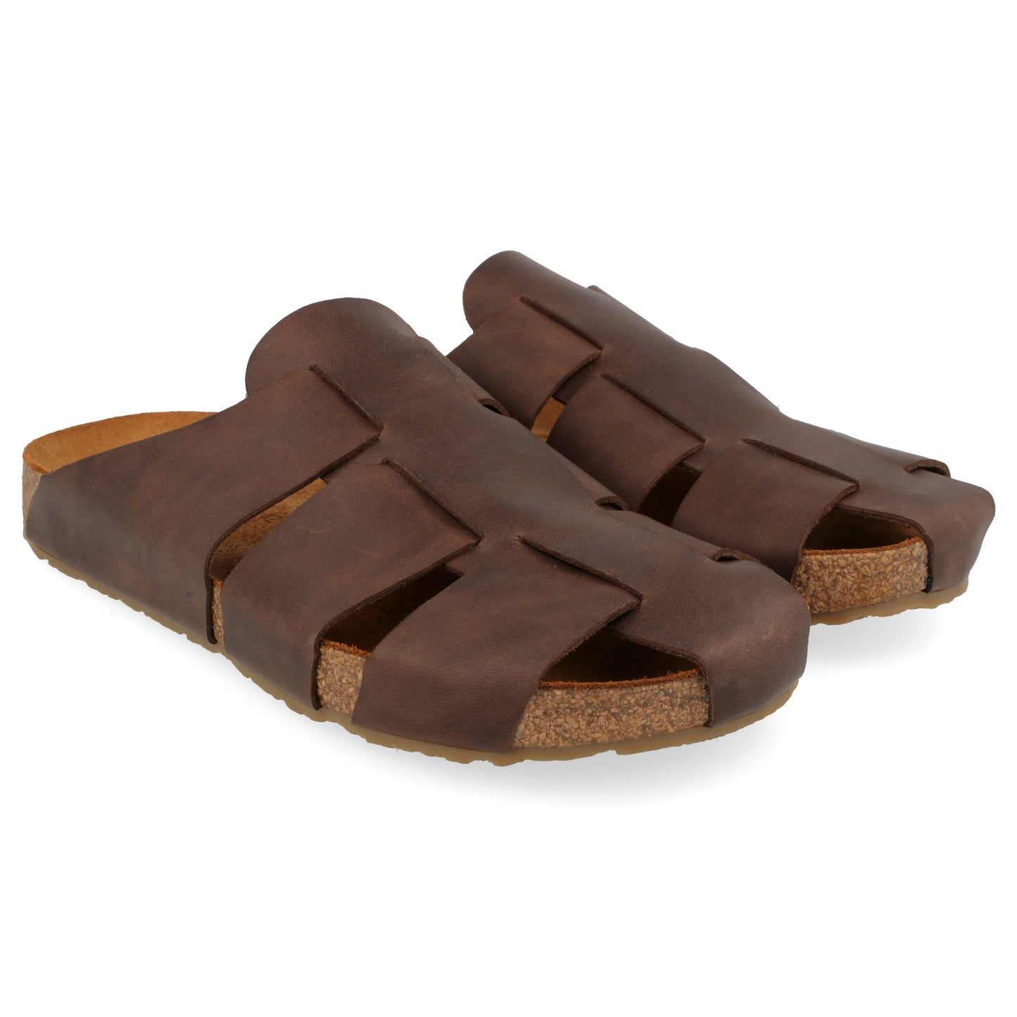 HERREN SANDALE BIO PIUS I LEDER - braun
