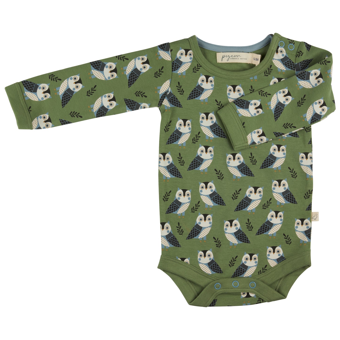 BABY BODY OWL GREEN