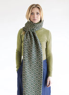 SCHAL LIEVE I BIO BAUMWOLLE - oliv